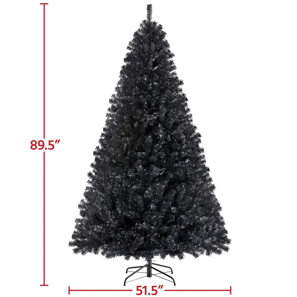 9Ft Pre-Lit Christmas Tree with Warm Lights, Green