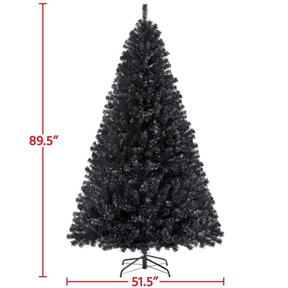 9Ft Pre-Lit Christmas Tree with Warm Lights, Green