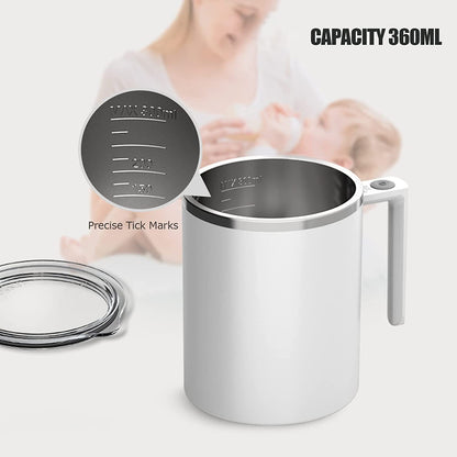 Rechargeable Self Stirring Mug, Self Stirring Coffee Mug Auto Magnetic Mug Magnetic Stirring Cup Rotating Home Office Travel Electric Stirring Mug Suitable for Coffee/Milk/Hot Chocolate