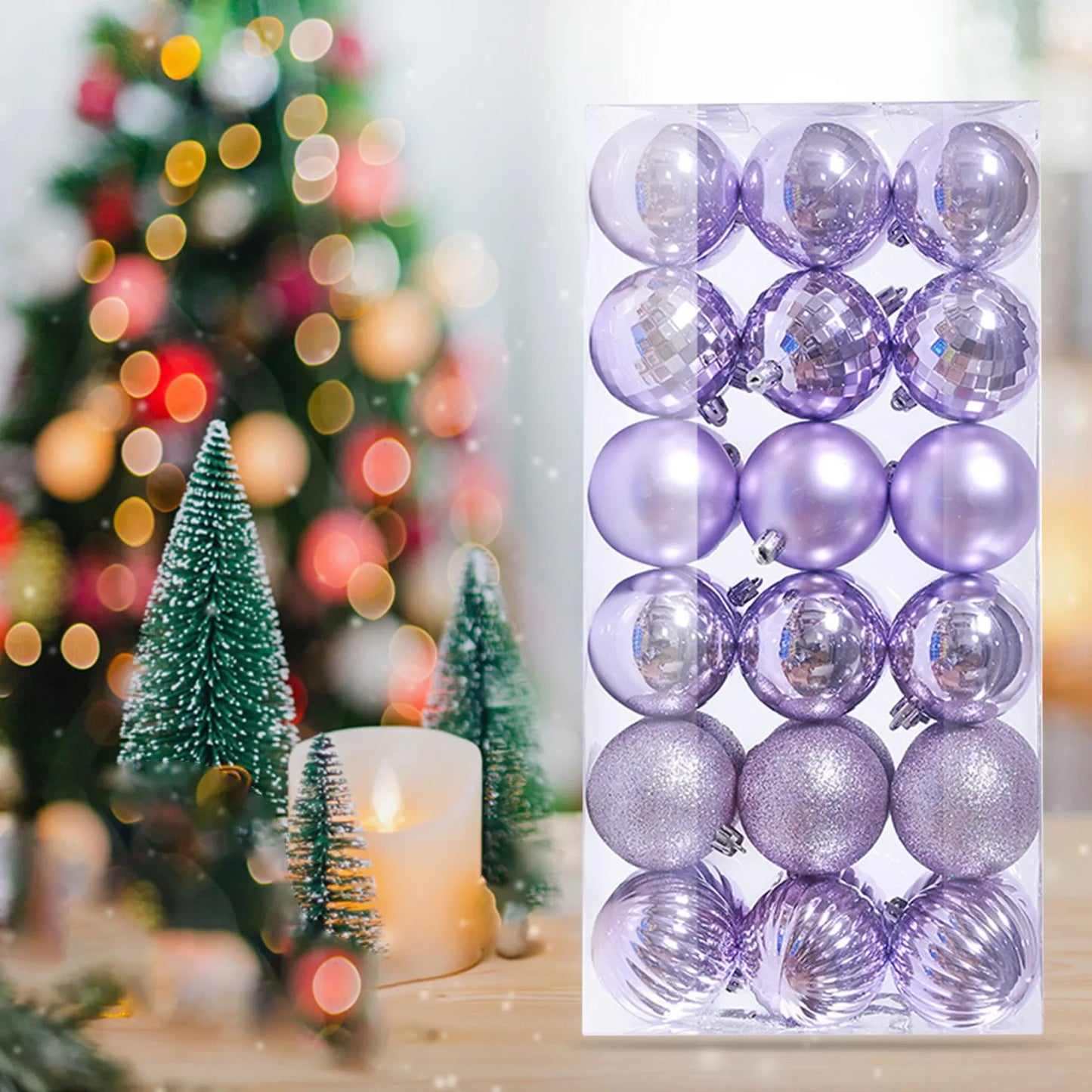 Christmas Room Decoration 36Pcs Christmas Ornaments for Xmas Christmas Tree Shatterproof Christmas Navidad Liquidaciones Ofertas